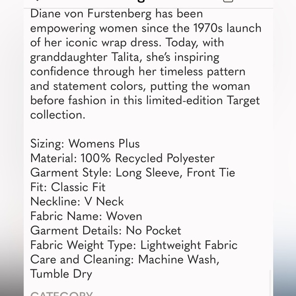 Women's Long Satin Disco Zebra Green
Robe - DVF for Target new - Picture 6 of 6